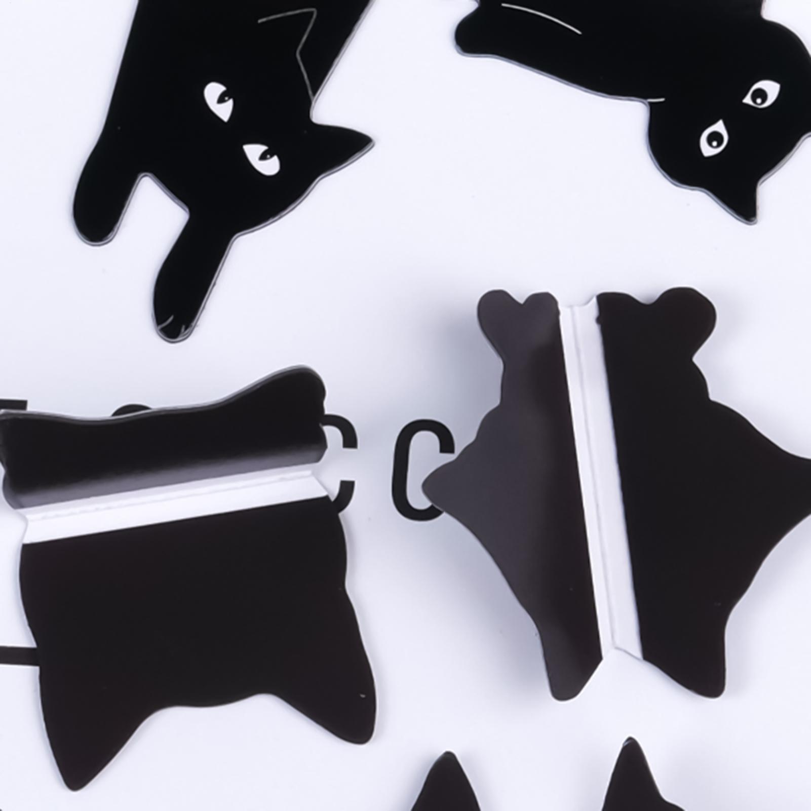 Bookmark Magnetic Clip - Manyetik Siyah Kedi Kitap Ayracı 8
