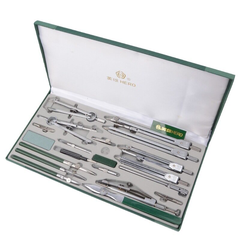 Compass Geometry Set - Hero Metal Pusula Seti Mühendislik Çizim