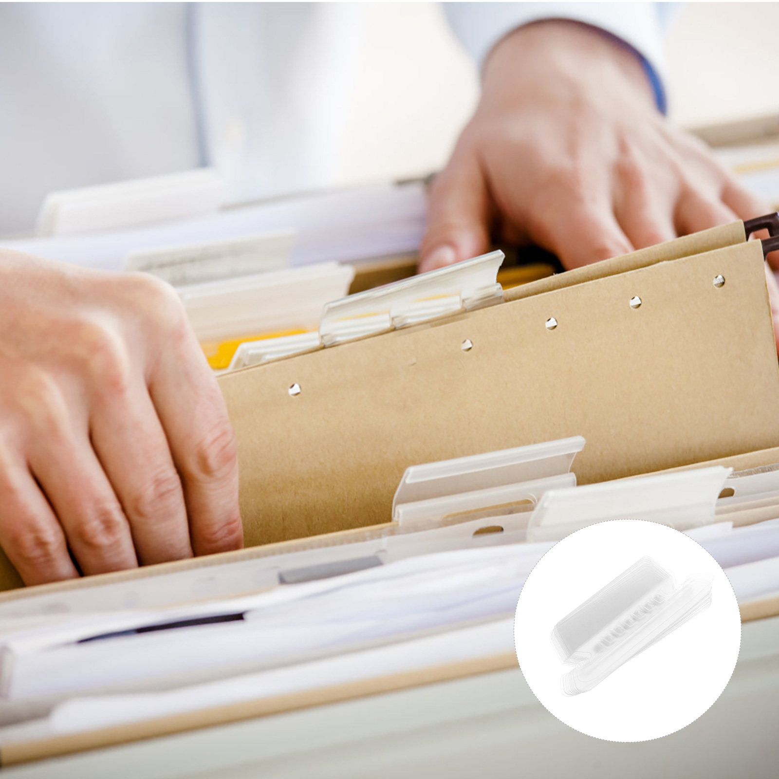 File Folder Hanging - 100 Adet Asılı Dosya Klasörü Etiketi