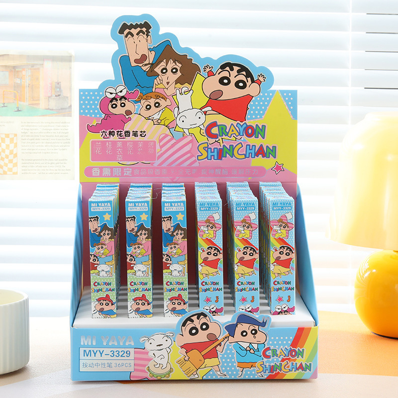 Supply Of Office Stationery - 6 Adet Karikatür Crayon Shin-Chan Jel