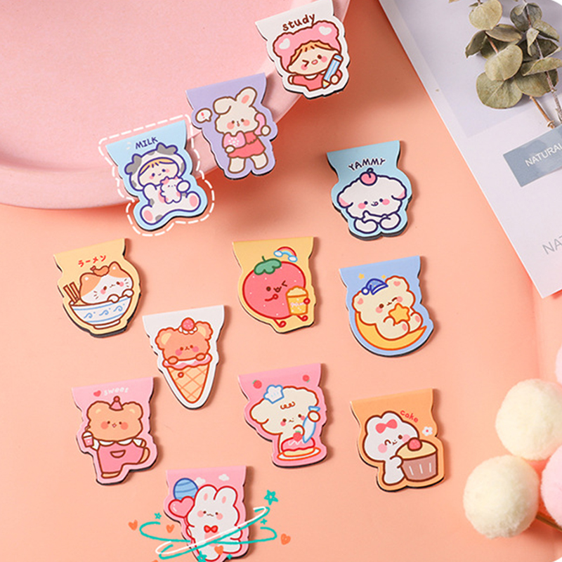 5 adet sevimli karikatür ayı m - Bookmark Magnetic Clip incelemesi ve fiyatı