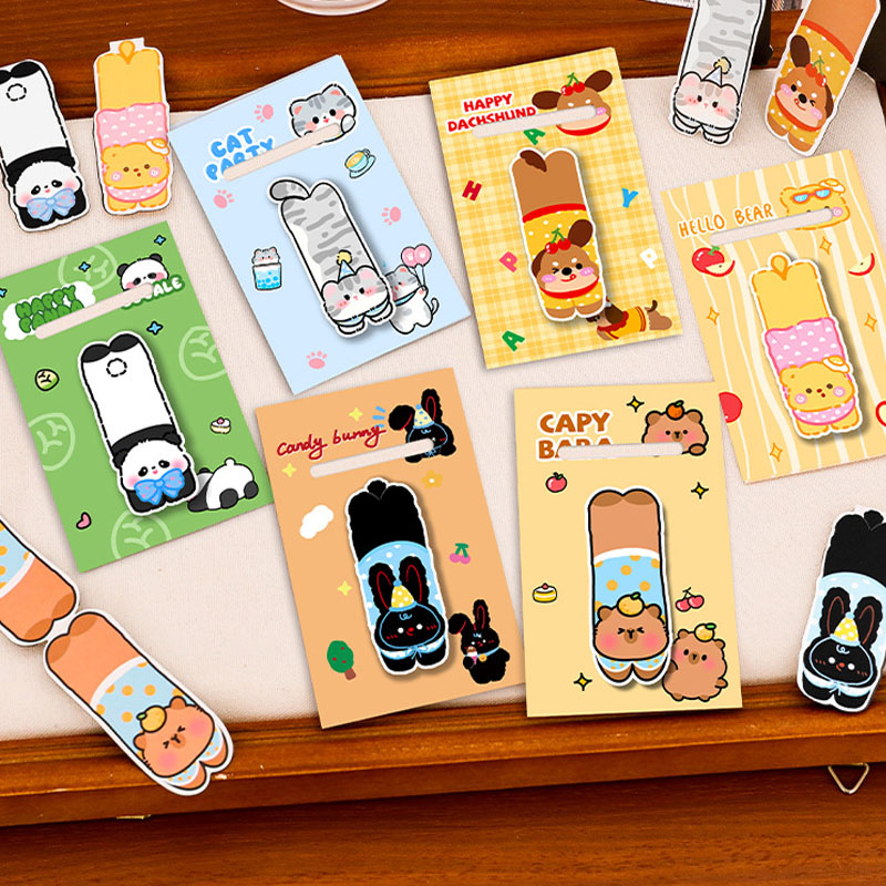 6 adet Kawaii Sevimli Hayvan M - Bookmark Magnetic Clip incelemesi ve fiyatı