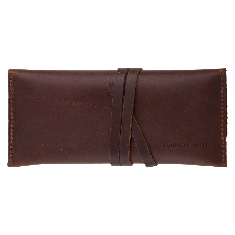 El yapımı inek derisi deri kal - Pen Pouch Roll incelemesi ve fiyatı