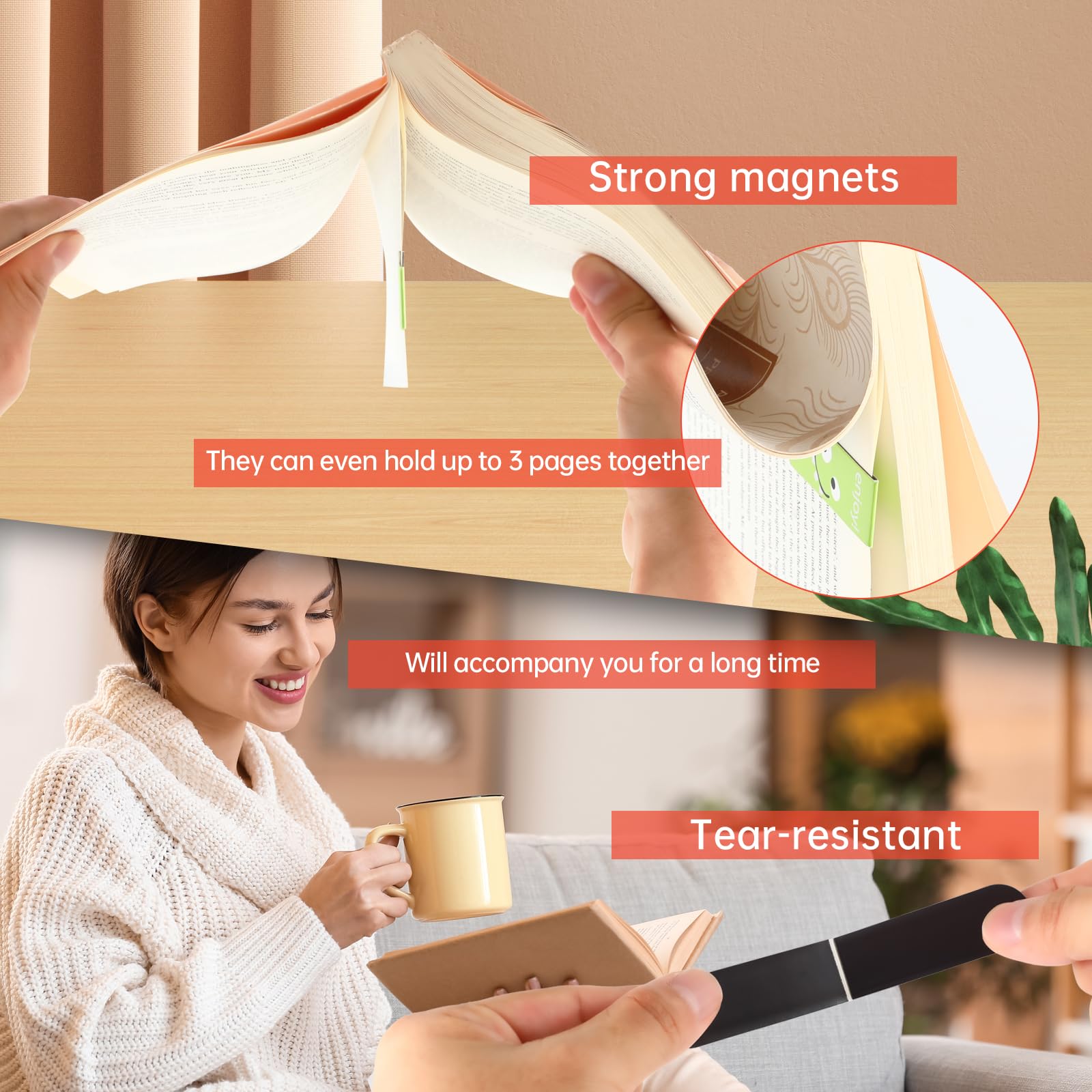 Çocuklar ve Kitap Severler içi - Bookmark Magnetic Clip incelemesi ve fiyatı