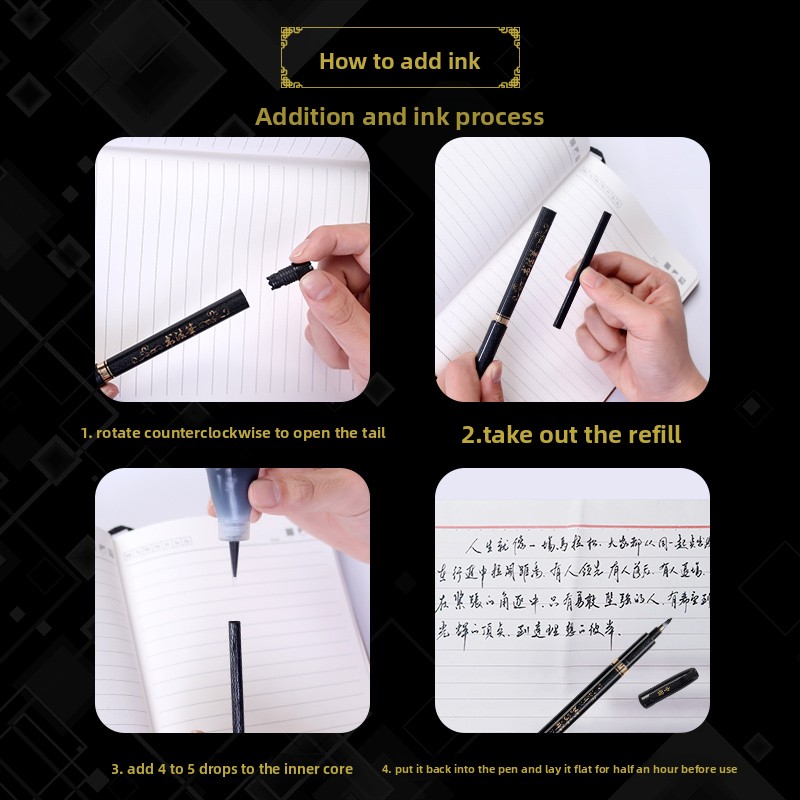 4 adet/takım kaligrafi sanat i - Supply Of Office Stationery incelemesi ve fiyatı