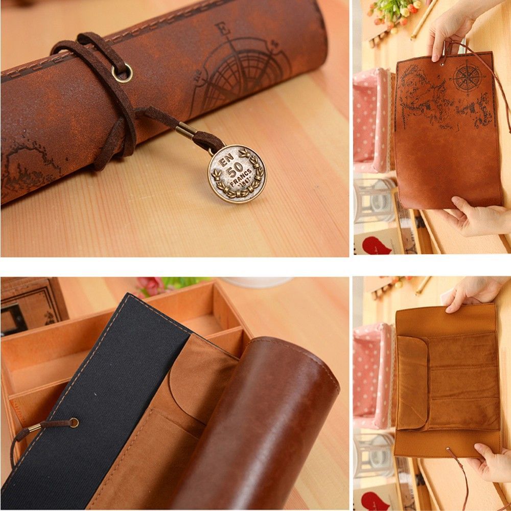 Benzersiz Retro Lüks Hazine Ha - Pen Pouch Roll incelemesi ve fiyatı